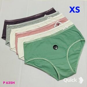 XS - NWT 6 pcs Essential Basic Cotton Panties